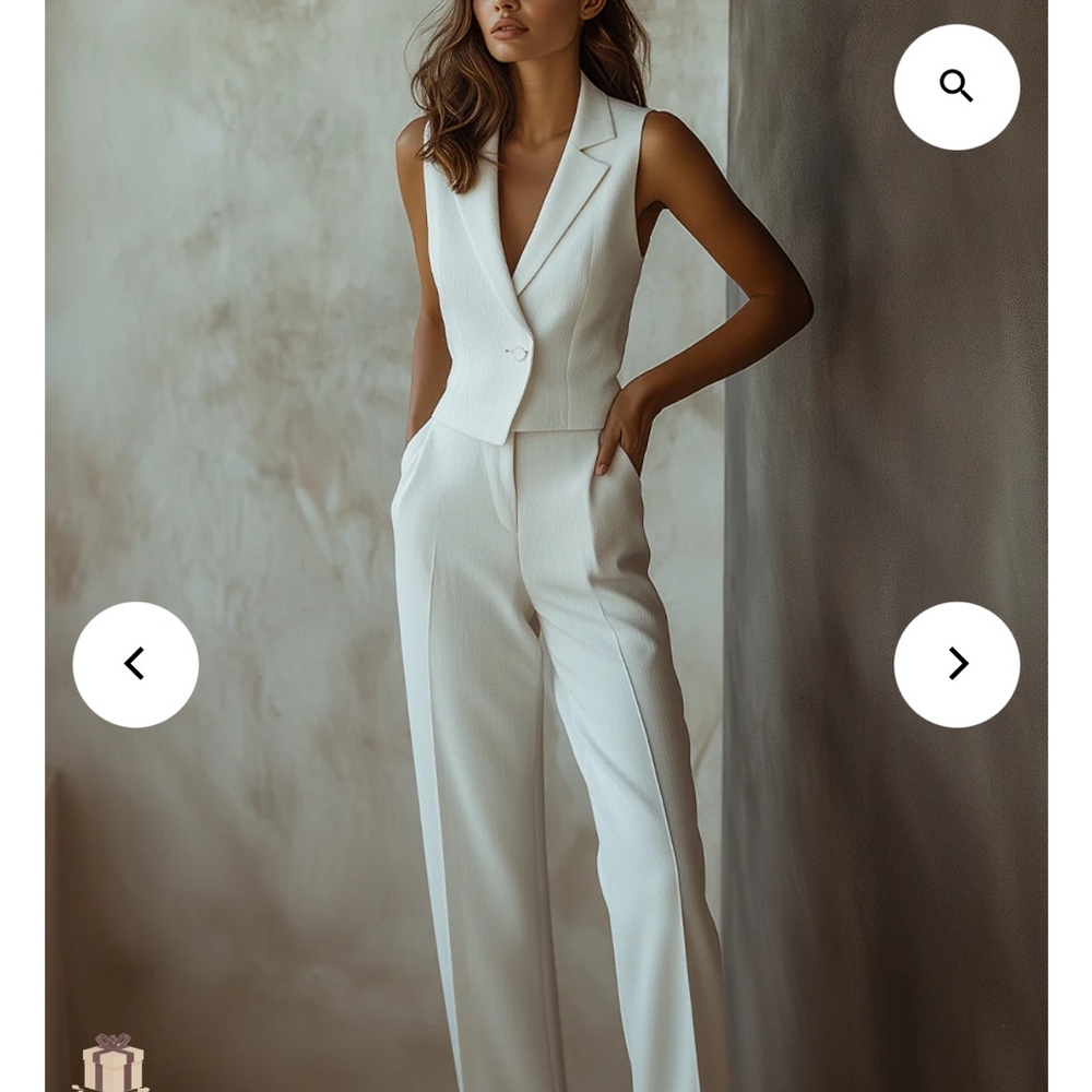 Elegant vest and trousers set